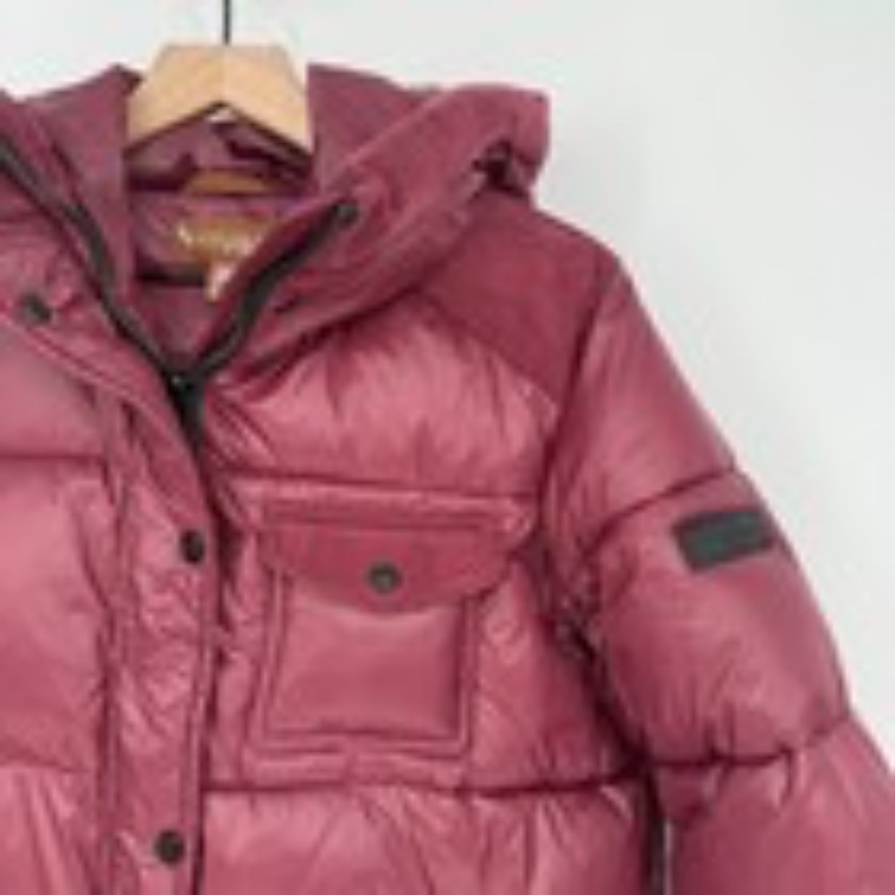 Koolaburra by UGG Corduroy Mid-weight Puffer Jacket in Wine